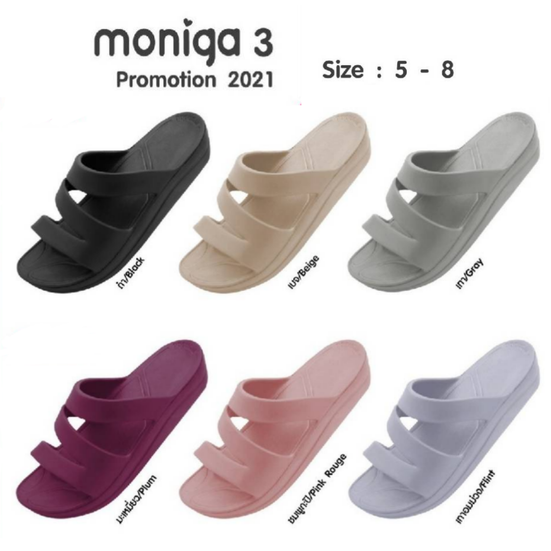 Monobo Moniga 3 โมโนโบ้ โมนิก้า 3 แท้ 100% รองเท้าแตะ