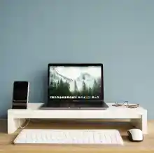 ภาพขนาดย่อของสินค้าInhome Fure Monitor Riser Computer Stand Laptop Stand Ergonomic (60cm) in Plain Color ss-6050