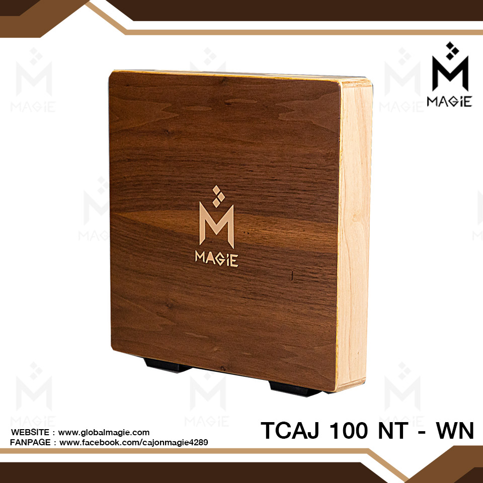 Magie Portable Cajon Pad คาฮอง แผ่นซ้อม รุ่น TCAJ 100 เครื่องเคาะจังหวะ เครื่องดนตรี พกพา เดินทาง