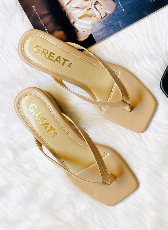 GREAT-M01 รองเท้าส้นสูง รองเท้าผู้หญิง รองเท้าผู้หญิงส้นสูง รองเท้าผู้หญิงส้นสูง2นิ้ว มีให้เลือก5สี เท้าอวบควรเพิ่ม1ไซส์