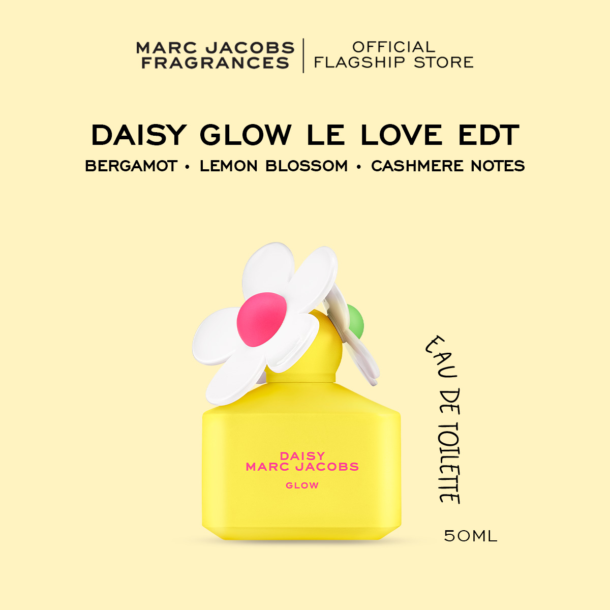 Marc Jacobs Fragrances Daisy Glow Limited Edition Eau De Toilette 50ml ราคา 3,610 บาท*ส่งฟรี
