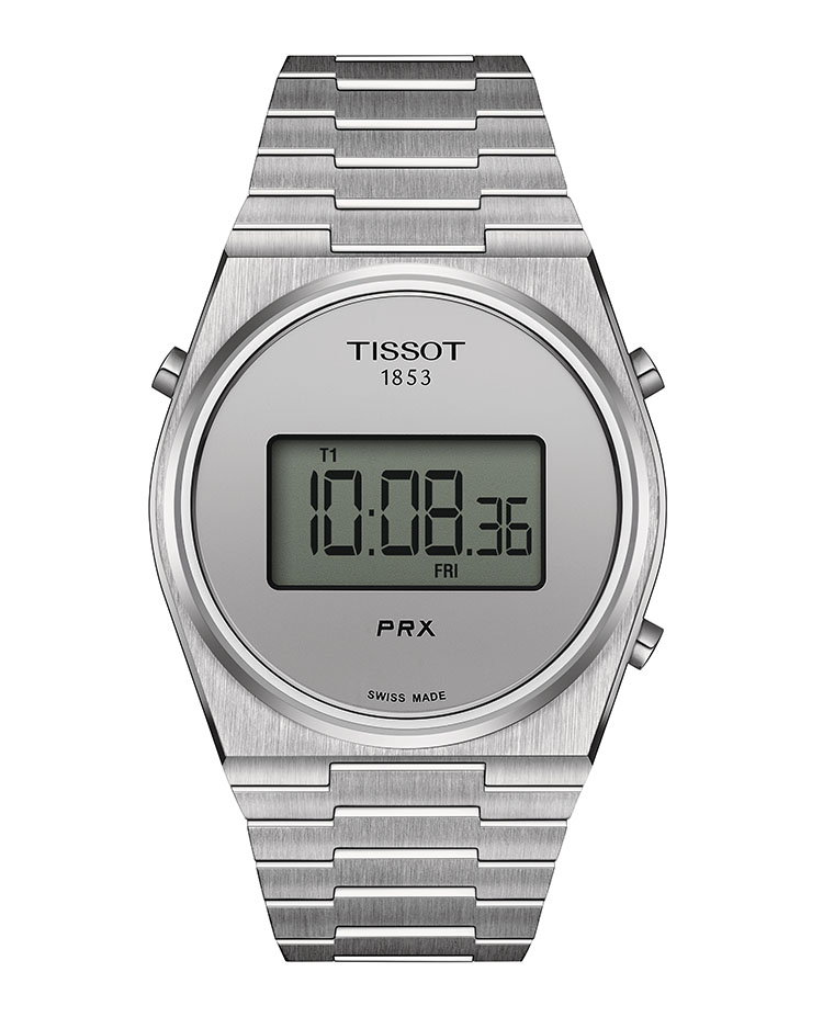 Tissot PRX Digital 40 mm. ทิสโซต์ พีอาร์เอ็กซ์ ดิจิทัล สีเงิน T1374631103000 นาฬิกาผู้ชาย ราคา 12,800 บาท*ส่งฟรี