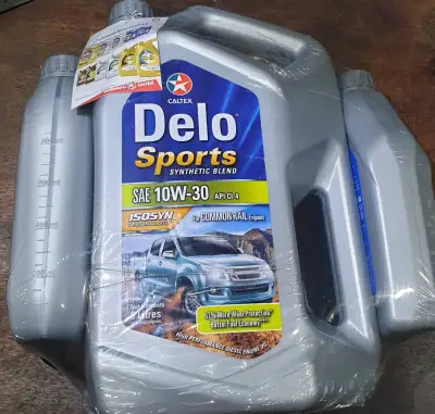 Delo Sport น้ำมันเครื่อง คอมมอนเรล 10W-30 8ลิตร Delo® Sports Synthetic Blend SAE 10W-30