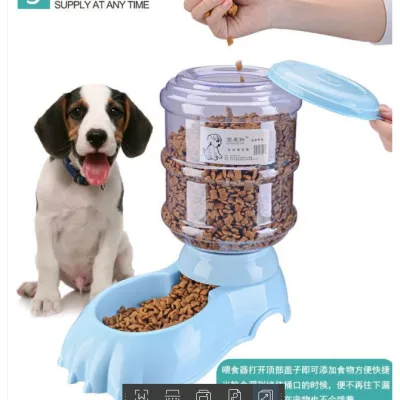 Boqi factoryเครื่องให้อาหารสุนัขอัตโนมัติขนาดใหญ่ 3.5 ลิตร ราคาต่อชิ้น ที่ให้อาหาร CN046