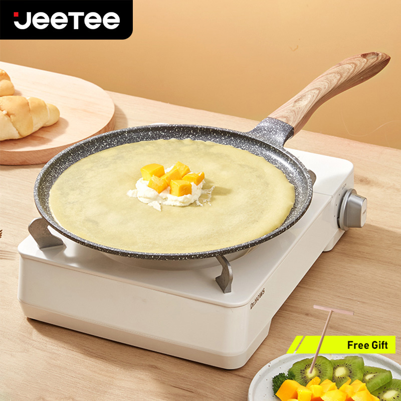 JEETEE กระทะทำอาหาร กระทะแบน เคลือบหินอ่อน ขนาด28ซม. ราคา 580 บาท*ส่งฟรี