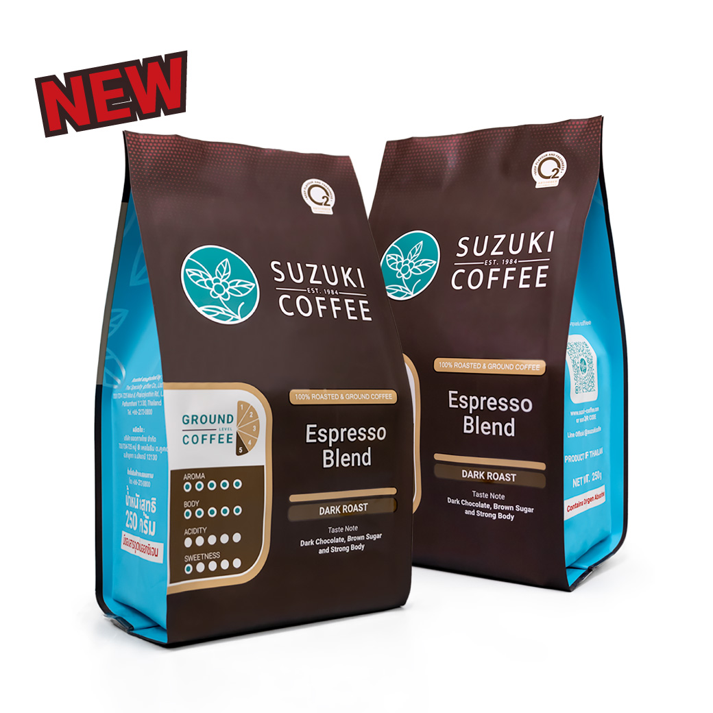 SUZUKI COFFEE Espresso Blend - Dark Roast ราคา 560 บาท*ส่งฟรี
