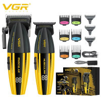 VGR V-285/285T เครื่องตัดผม มืออาชีพ เครื่องตัดผม ร้านตัดผม ไร้สาย เครื่องตัดผม 9000 รอบต่อนาที ไฟฟ้า เครื่องตัดผมสำหรับผู้ชาย