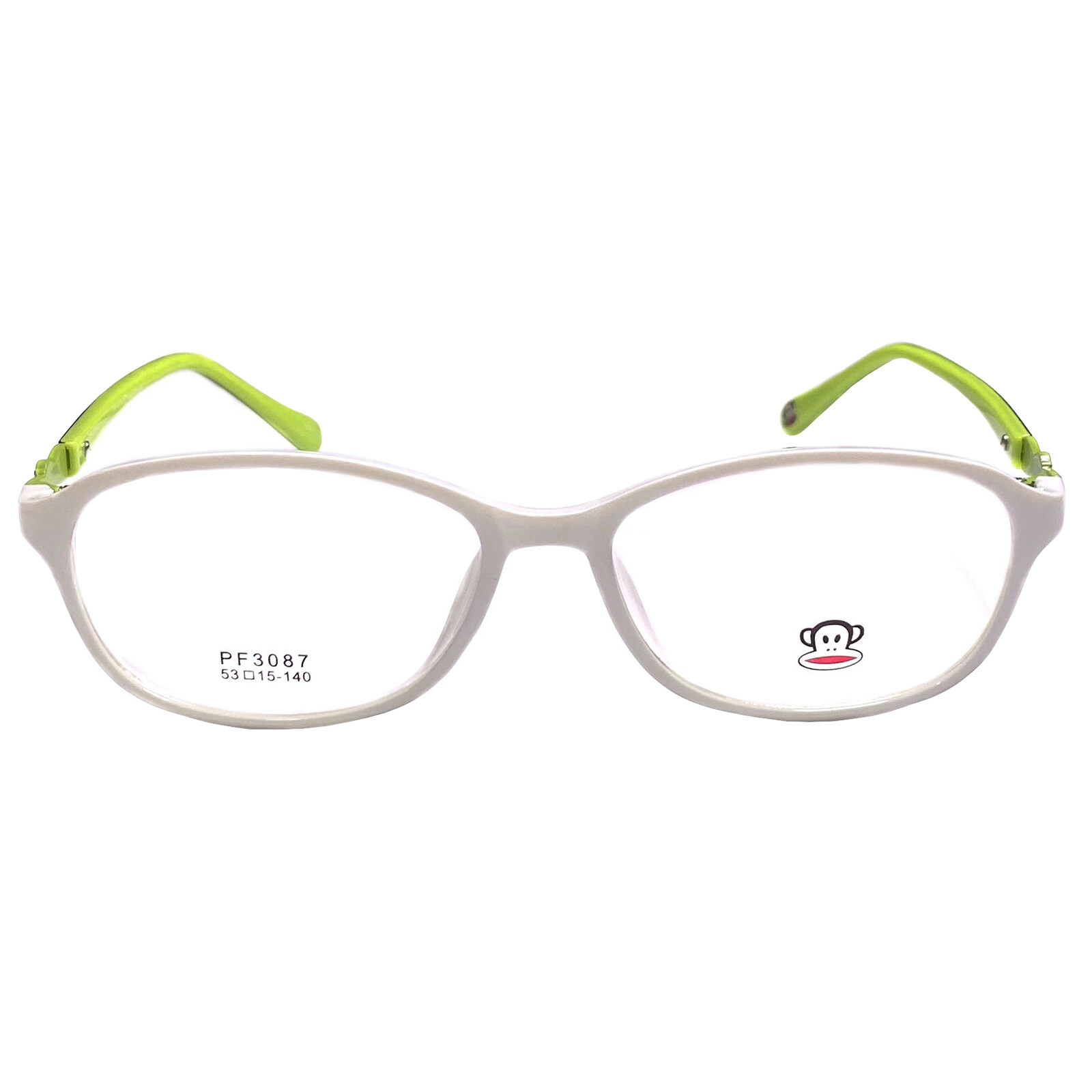 แว่นตา สำหรับตัดเลนส์ แว่นสายตา กรอบแว่นตา Fashion รุ่น Paul Frank 3087 กรอบเต็ม Rectangle ทรงรี ขาข้อต่อ วัสดุ TR 90 รับตัดเลนส์ทุกชนิด