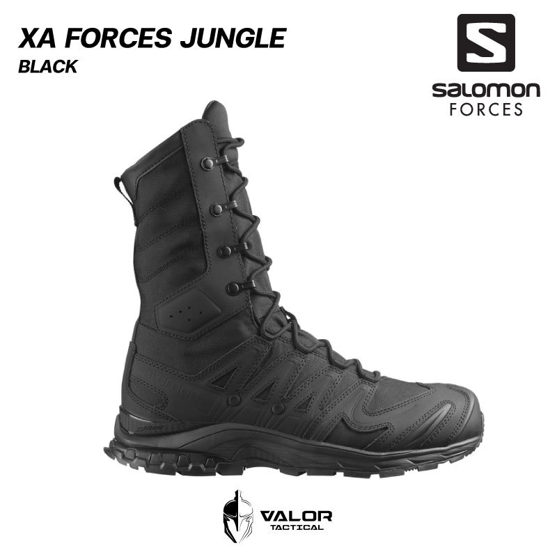 Salomon - XA Forces Jungle [ Black ] รองเท้าเดินป่า ปีนเขา รองเท้าบูท บูทยาว สูง ลุยน้ำลุยโคลน Unisex Forces Shoes ราคา 7,500 บาท*ส่งฟรี