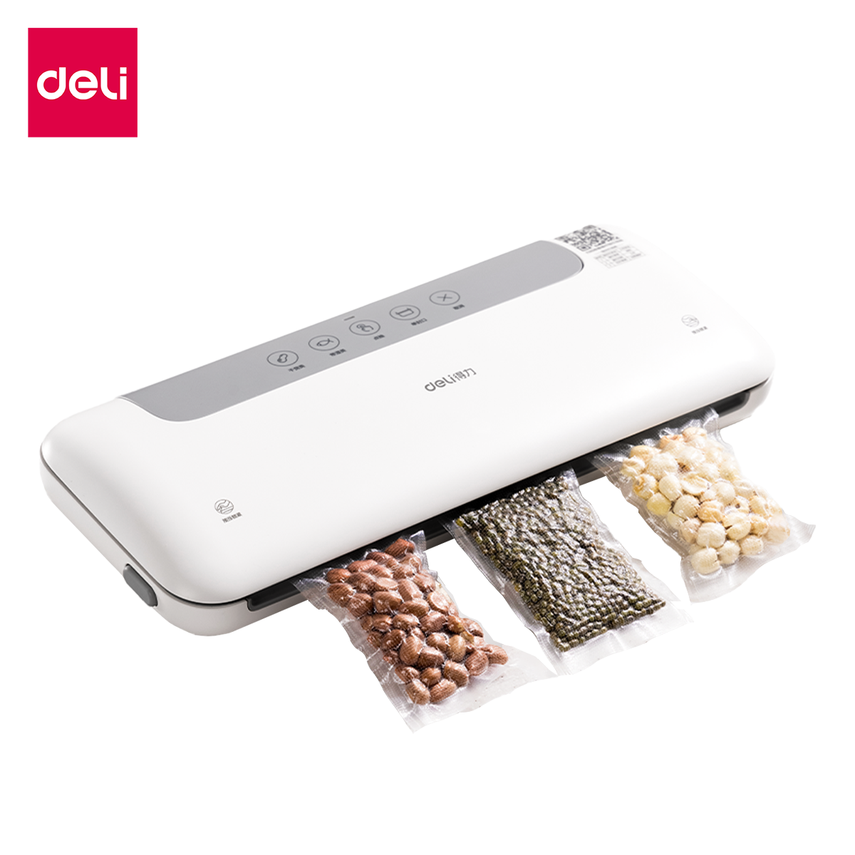 Deli เครื่องซีลสูญญากาศ หน้ากว้าง 300 มม เครื่องซีลอาหาร เครื่องซีลปากถุง เครื่องซีล ที่ปิดปากถุง สูญญากาศ ใช้เปียกและแห้ง Vacuum Sealer ราคา 899 บาท*ส่งฟรี