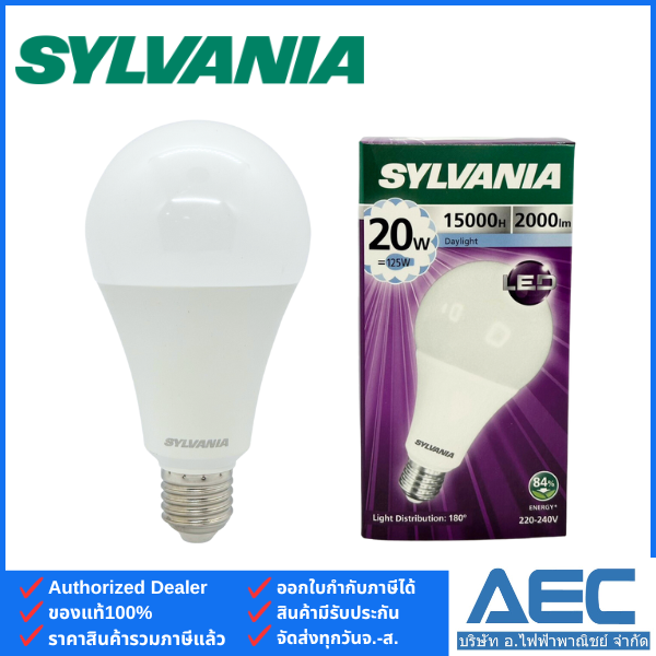 SYLVANIA หลอดไฟLED BULB รุ่นToLEDo Basic Plus 20W ทรงA80 E27