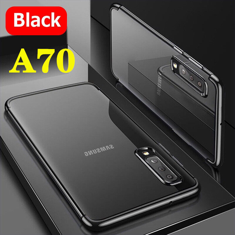 พร้อมส่งทันที Case Samsung Galaxy A70 เคสซัมซุงเอ70 เคสนิ่ม TPU เคสใสขอบสี สินค้ามาใหม่ รุ่นใหม่ samsung galaxy A70 สีดำ สีแดง สีนำเงิน เคสสวยและบาง ขายดีมาก
