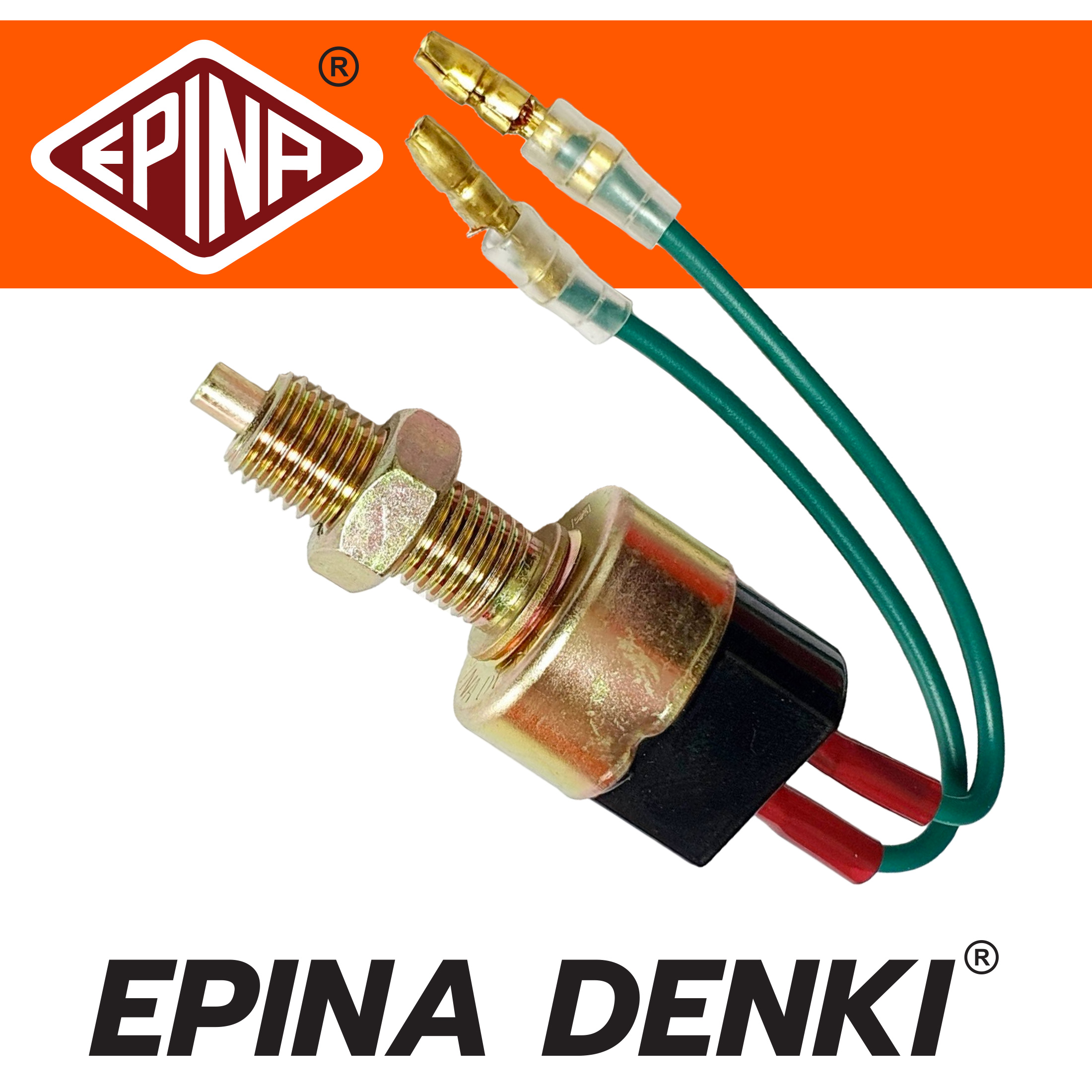 STOP SWITCH สวิทช์ไฟเบรค สวิทไฟเบรค EPINA DENKI แท้ รุ่นทั่วไป รถยนต์ รถเก๋ง รถกระบะtoyota isuzu mitsubishi honda ninsan mazda สวิตซ์ไฟเบรค ทนทาน คุณภาพดี ส่งเร็ว ราคา 99 บาท*ส่งฟรี