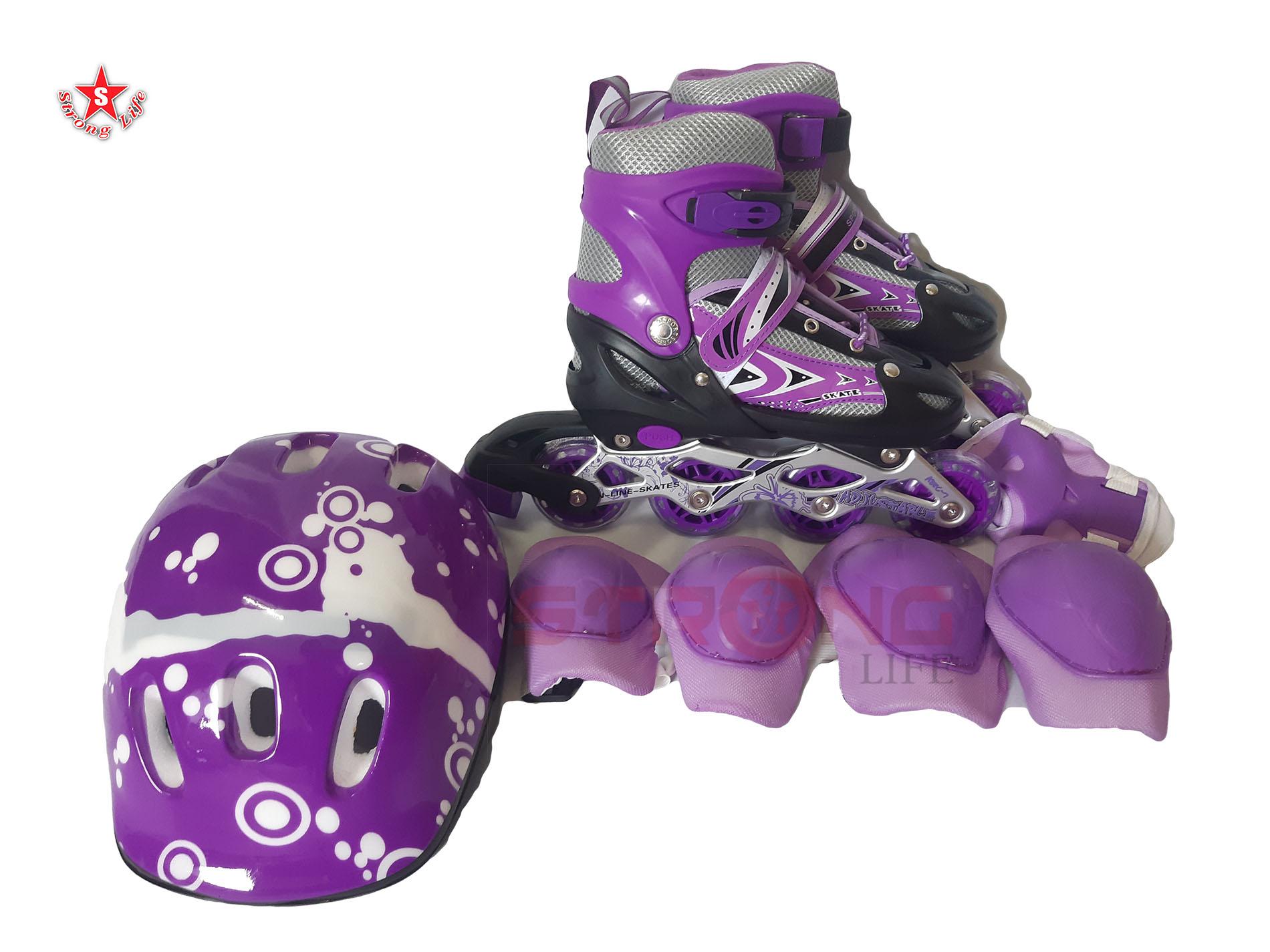 SKA รองเท้าสเก็ต โรลเลอร์เบลด โรลเลอร์สเก็ต Roller Blade ไซต์ M/L ฟรีของแถมอุปกรณ์ป้องกัน kid มูลค่า 200 บาท