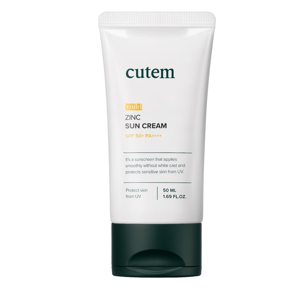 Cutem Mild Zinc Sun Cream Spf50+ Pa++++ Sunscreen for Sensitive Skin Zinc Sunscreen 50ml Early Bird Price Product