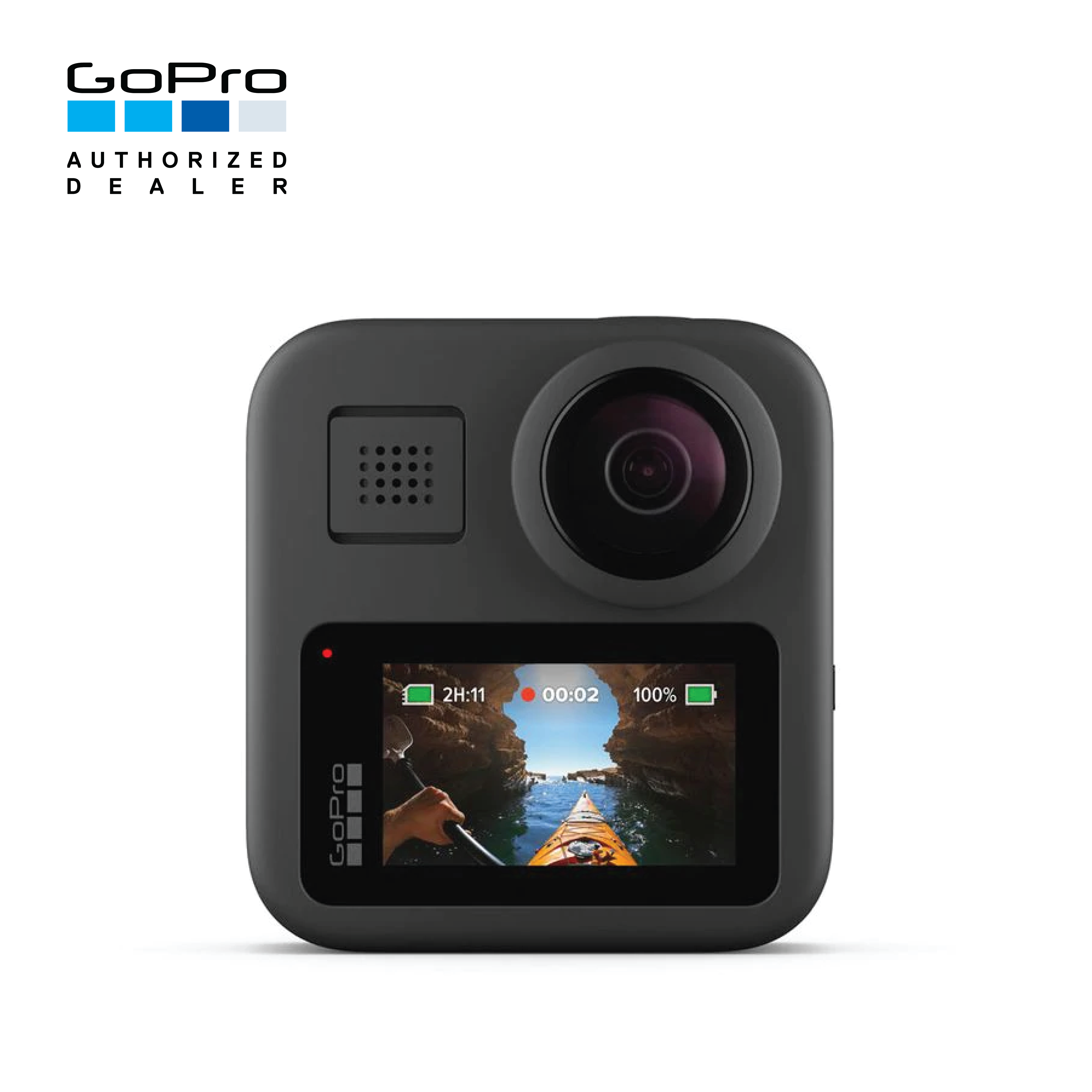 GoPro MAX กล้อง 3 in 1 ถ่ายได้ทั้งภาพนิ่ง, วีดีโอ, และคอนเทนท์แบบ 360 องศา กันน้ำได้ 5 เมตร ถ่ายวีดีโอ 5.6K และกันสั่น MAX HyperSmooth ที่ดีที่สุด
