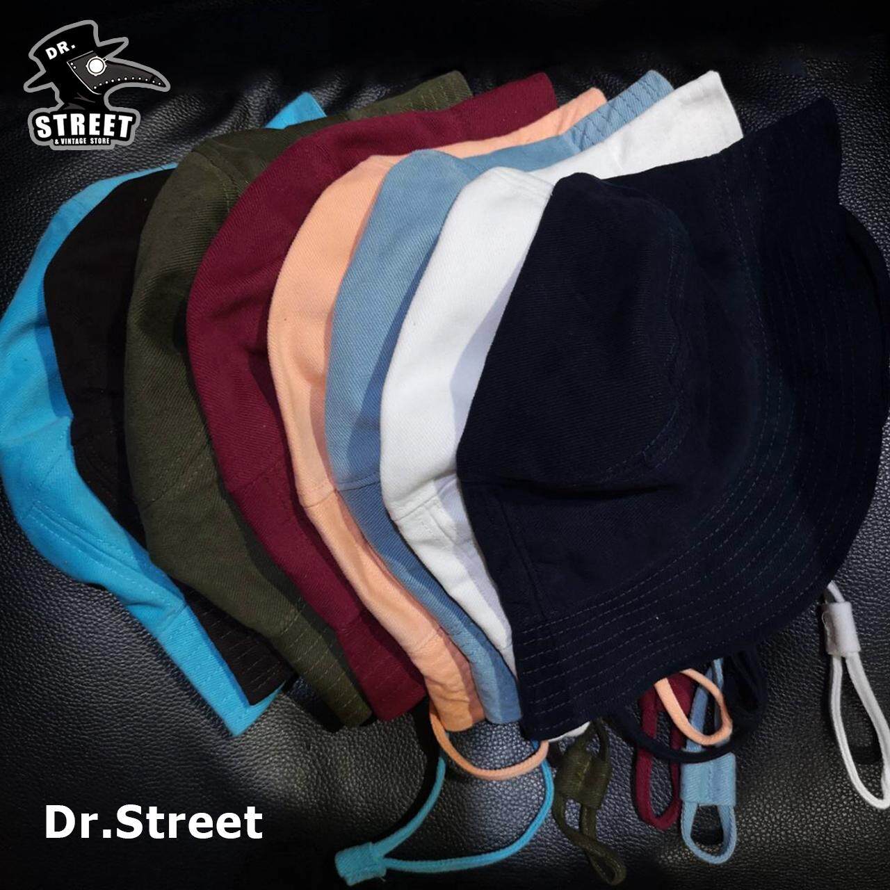 Dr.Street  หมวกบัคเก็ต มีสายคล้อง หมวก bucket hat