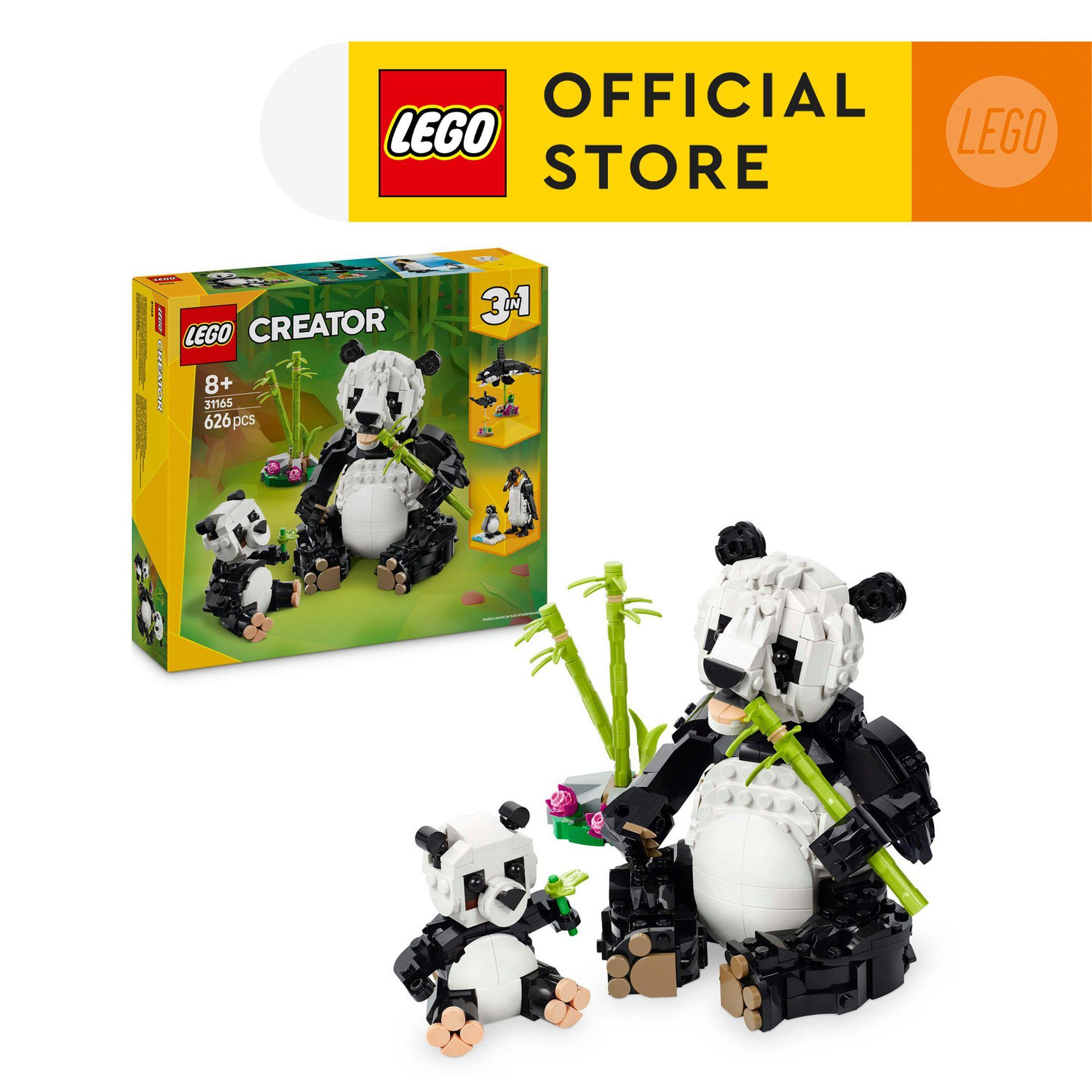 Lego Creator 3in1 31165 Wild Animals: Panda Family (626 Pieces), Building Blocks, Kids Toy ราคา 1,343 บาท*ส่งฟรี