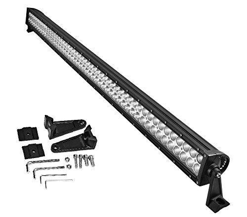 Straigh 3D LED Light Bar Spot Flood Combo Beam 288 watt 50 Inch. For Jeep SUV ATV Truck Work Driving Light ไฟรถยนต์บาร์ยาว ไฟหน้ารถ บาร์รถยนต์ 288 วัตต์ ทรงตรง เน้นเเสงพุ่งเเละกระจายในโคมเดียว รุ่น SuperBright คุณภาพสูง มีประกันสินค้า เเสงขาว จำนวน 1 โคม