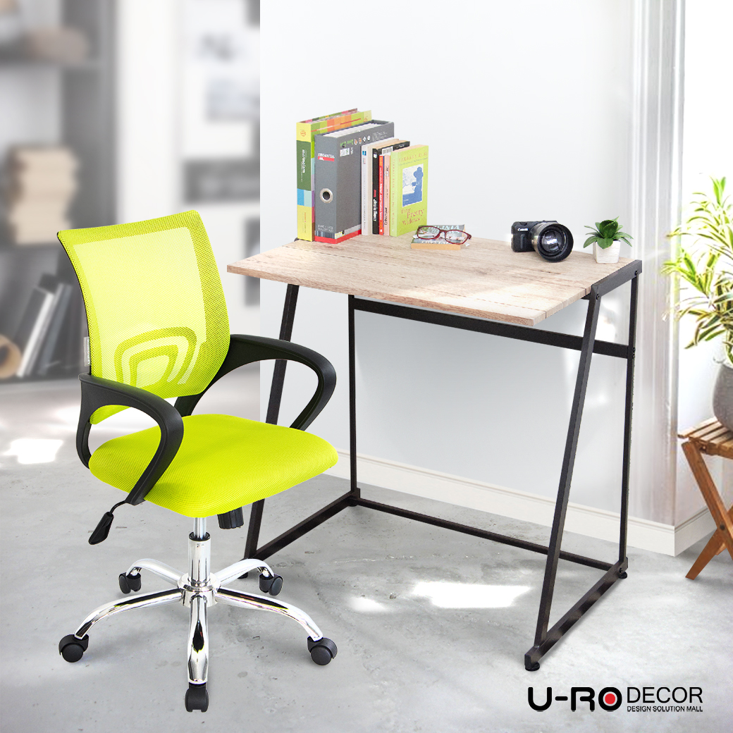 U-RO DECOR ชุดโต๊ะทำงานอเนกประสงค์ รุ่น LUXOR (ลักซอร์) สีซานรีโม่ + เก้าอี้สำนักงาน รุ่น ICHI (อิชิ) ราคา 2,190 บาท*ส่งฟรี