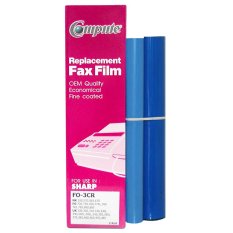 Compute  ฟิล์มสำหรับ SHARP FAX FILM รุ่น FO-3CR (จำนวน 2 ม้วน) ใช้งานทดแทนของแท้ได้ สำหรับเครื่อง Sharp UX300, 330, 355, 385, 470, 485 สินค้ามีรับประกัน