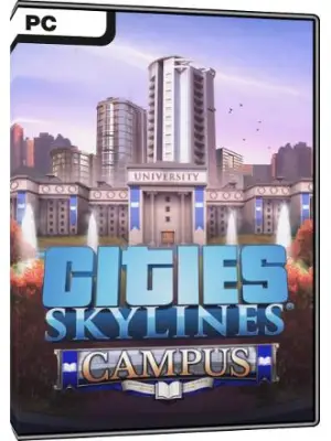 แผ่นเกมส์ PC Game - Cities Skylines Campus [รวมภาคหลัก + 23 DLC]