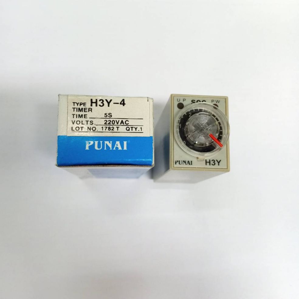 H3Y-4 AC220V Delay Timer Time Relay 0-5S