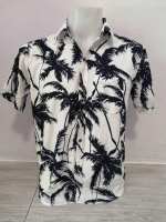สินค้าพร้อมส่ง เสื้อสงกรานต์ เสื้อฮาวาย เสื้อ แฟชั่นผู้ชาย  เสื้อลายดอก เนื้อผ้าสปัน บางนุ่มใส่สบาย เสื้อเชิ้ตแขนสั้นชาย-หญิง เสื้อคอปกแขนสั้น