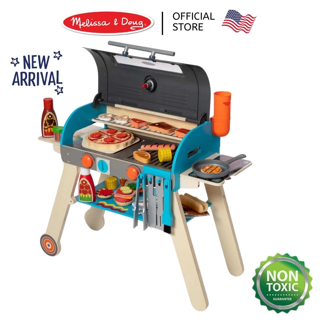 Melissa & Doug Deluxe Grill & Pizza Oven Play Set ราคา 10,682 บาท*ส่งฟรี