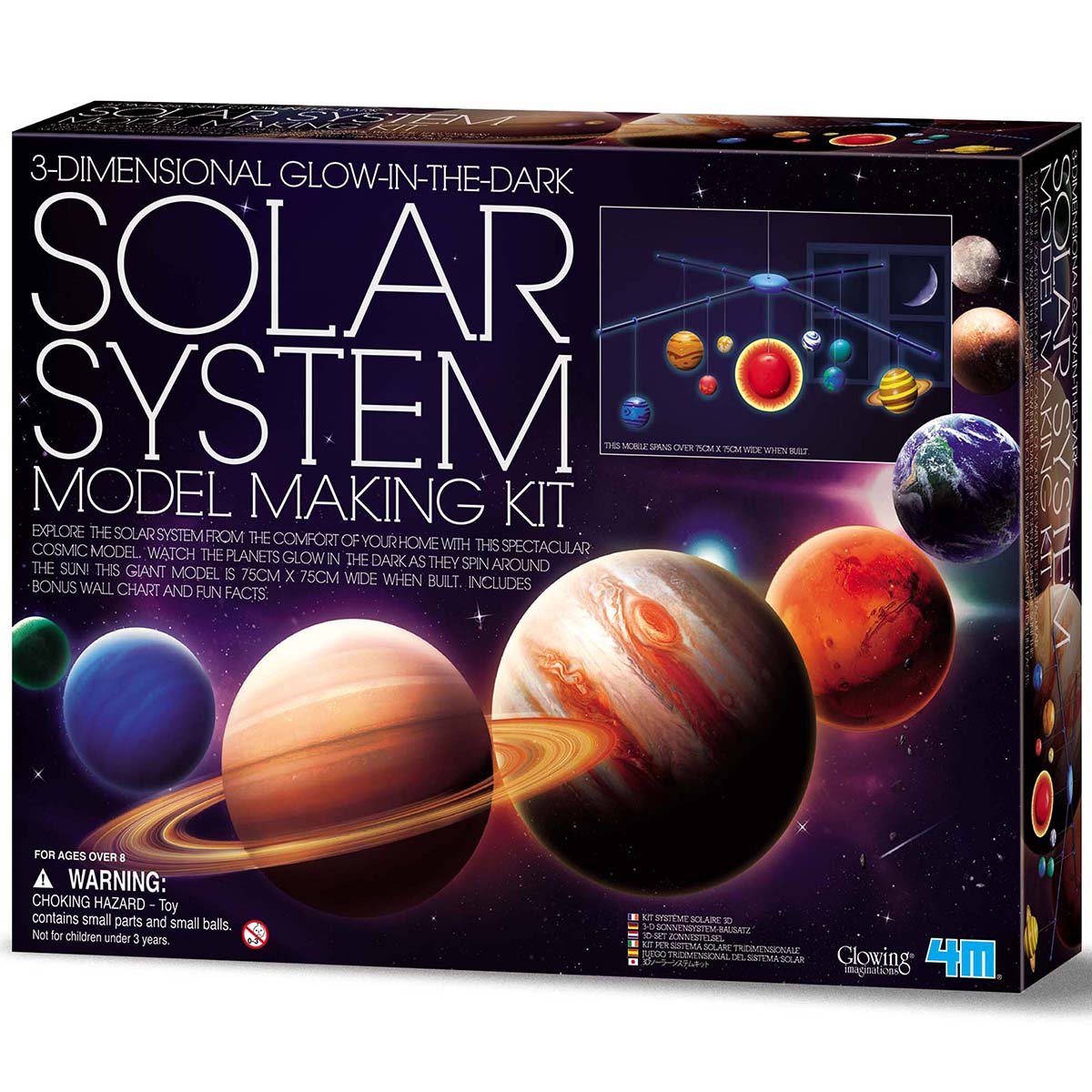4M 3D Solar System Model Making Kit ชุดของเล่น ระบบสุริยะ เรืองแสงในที่มืด สร้างระบบสุริยะได้ด้วยตนเอง ราคา 806 บาท*ส่งฟรี