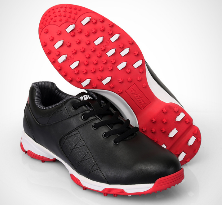 EXCEED รองเท้ากอล์ฟสำหรับสุภาพบุรุษ PGM Men Golf Shoes สีขาวฟ้า / สีดำ XZ076