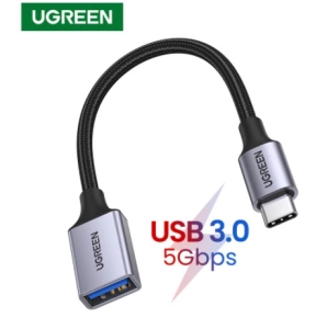 ภาพหน้าปกสินค้าUGREEN USB C to USB 3.0 Adapter Type C OTG Cable to USB Female Adapter OTG Cable ที่เกี่ยวข้อง