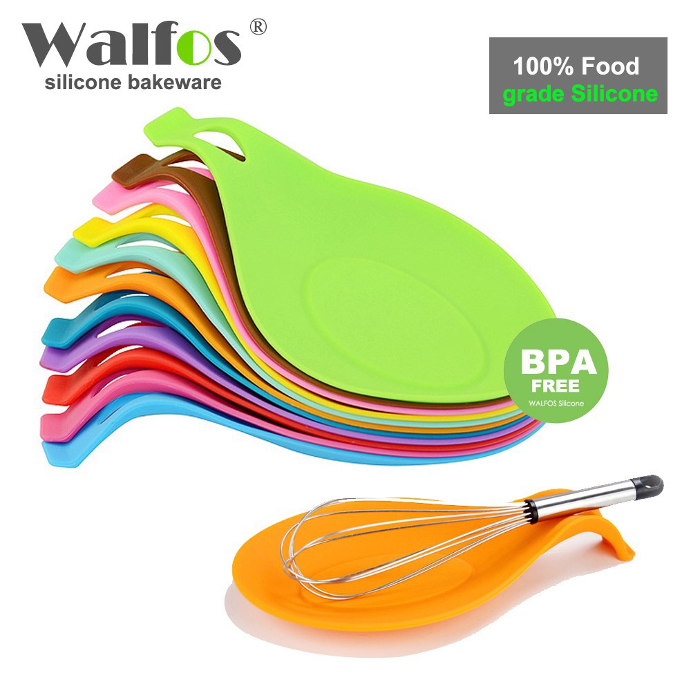 WALFOS แผ่นรองทัพพี ตะหลิว กระบวยซิลิโคนฉนวนกันความร้อน ราคา 31 บาท*ส่งฟรี