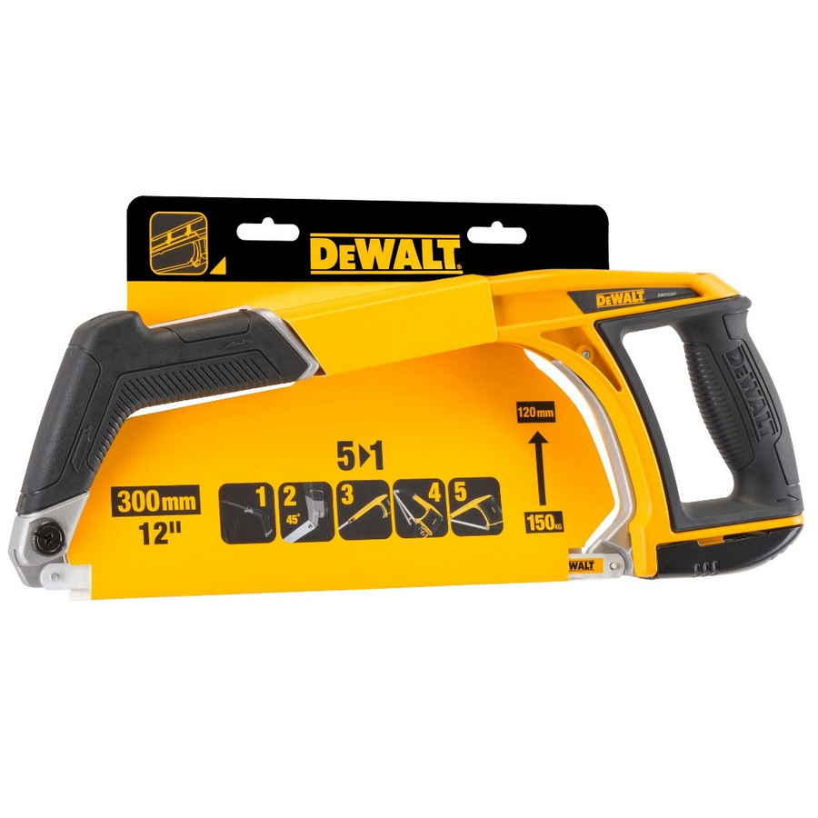 DEWALT โครงเลื่อย 5in1 รุ่น DWHT20547  เลื่อย  เลื่อยตัดเหล็ก เลื่อยตัดโลหะ เครื่องมือช่าง ดีวอล