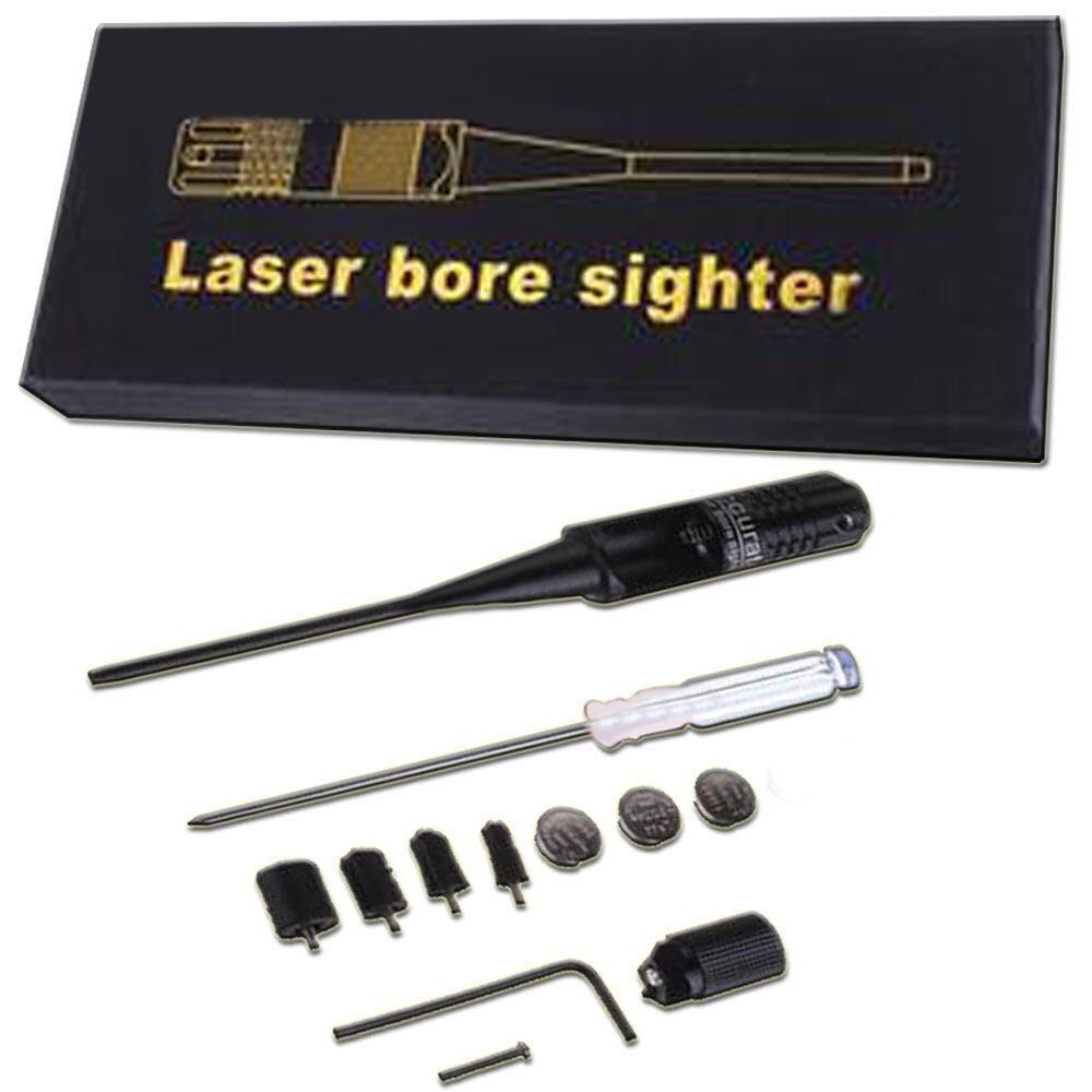 【Ship From Thailand】Red Laser Bore Sighter kit for .22 to .50 Caliber Rifles Handgun Scope Dot Sight