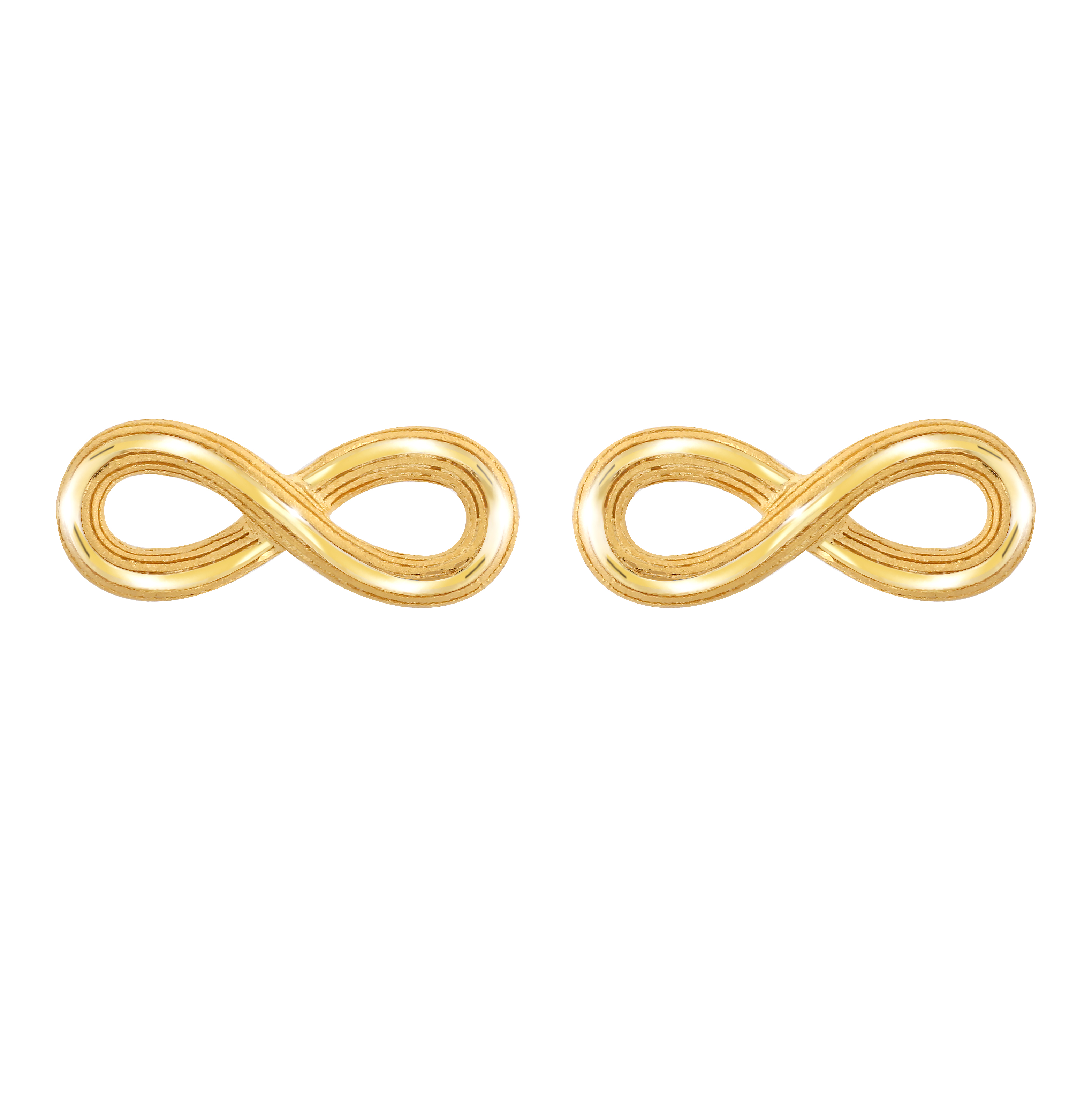 Prima Gold ต่างหูทองคำ 99.9% รูป Infinity Earring 111E3774-18