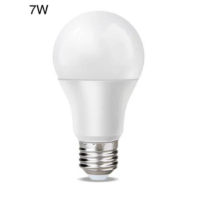 หลอดไฟ LEDแสงขาว ทรงกลมขั้วE27 หลอดไฟประหยัดพลังงาน หลอดไฟ หลอดไฟขั้ว-E27 AC 220V~50Hz 18W 15W 12W 9W 7W 5W 3W สำหรับโคมไฟภายในบ้าน (5)