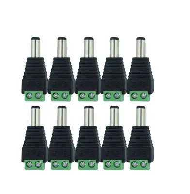 หัวต่อสายสัญญาณกล้อง CCTV DC JACK (10PCS)