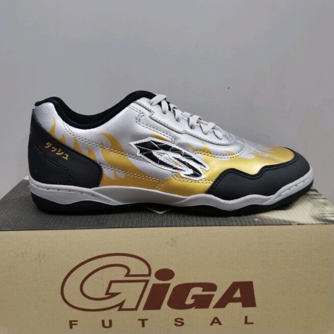 GIGA  FG  418  รองเท้าฟุตซอล  39-44  สีดำ/เทา/น้ำเงิน