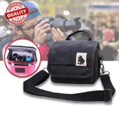 กระเป๋ากล้องขนาดเล็กภายใน, ดำกระเป๋ากล้อง DSLR, กระเป๋ากล้อง DSLR /DSLR camera bag / MirrorLess Canvas fabric DSLR, MirrorLess ขนาดเล็ก !!!