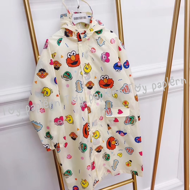 เสื้อกันฝนเด็ก เสื้อกันฝน  พร้อมถุงเก็บ ส่วนสูงขนาด 80-150ซม ลายน่ารัก ขนาด S/M/L/XL by Narinporn Sleepwear