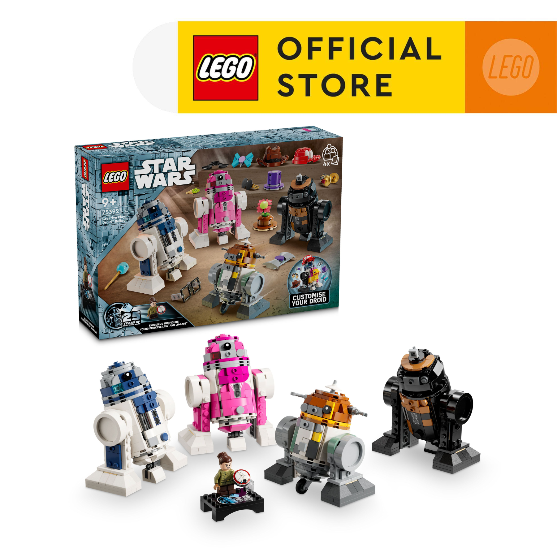 *Exclusive Lazada* LEGO Star Wars 75392 Creative Play Droid™ Builder (1186 Pieces) ราคา 3,861 บาท*ส่งฟรี