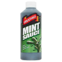 Mint sauce 500ml - Crucials ซอสมินต์สไตล์อังกฤษแท้ กลิ่นหอมสดชื่นของใบสะระแหน่ ให้รสเปรี้ยวหวานกลมกล่อม