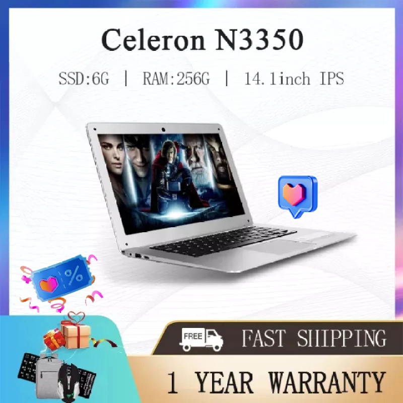 ภาพหน้าปกสินค้าแล็ปท็อป แล็ปท็อปแบบพกพา 15.6 นิ้ว laptop AMD Ryzen 7 2700U Quad-core 8 RAM /256GB SSD Intel Celeron J4125 notebook ราคาถูก เปิดใช้งานซอฟ