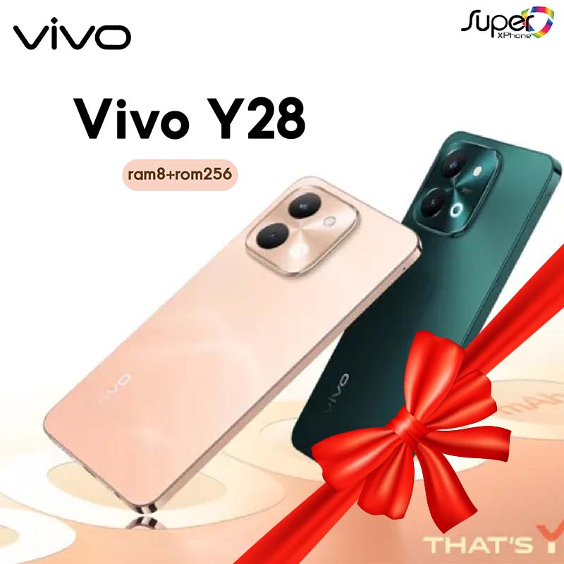 vivo Y28 (8+256GB)จอบางเฉียบ เล่นได้ไม่สะดุด(By Lazada Supertphone) ราคา 5,990 บาท*ส่งฟรี