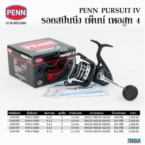ภาพหน้าปกสินค้ารอกตกปลา PENN PURSUIT IV รุ่นใหม่ล่าสุด ซึ่งคุณอาจชอบราคาและรีวิวของสินค้านี้