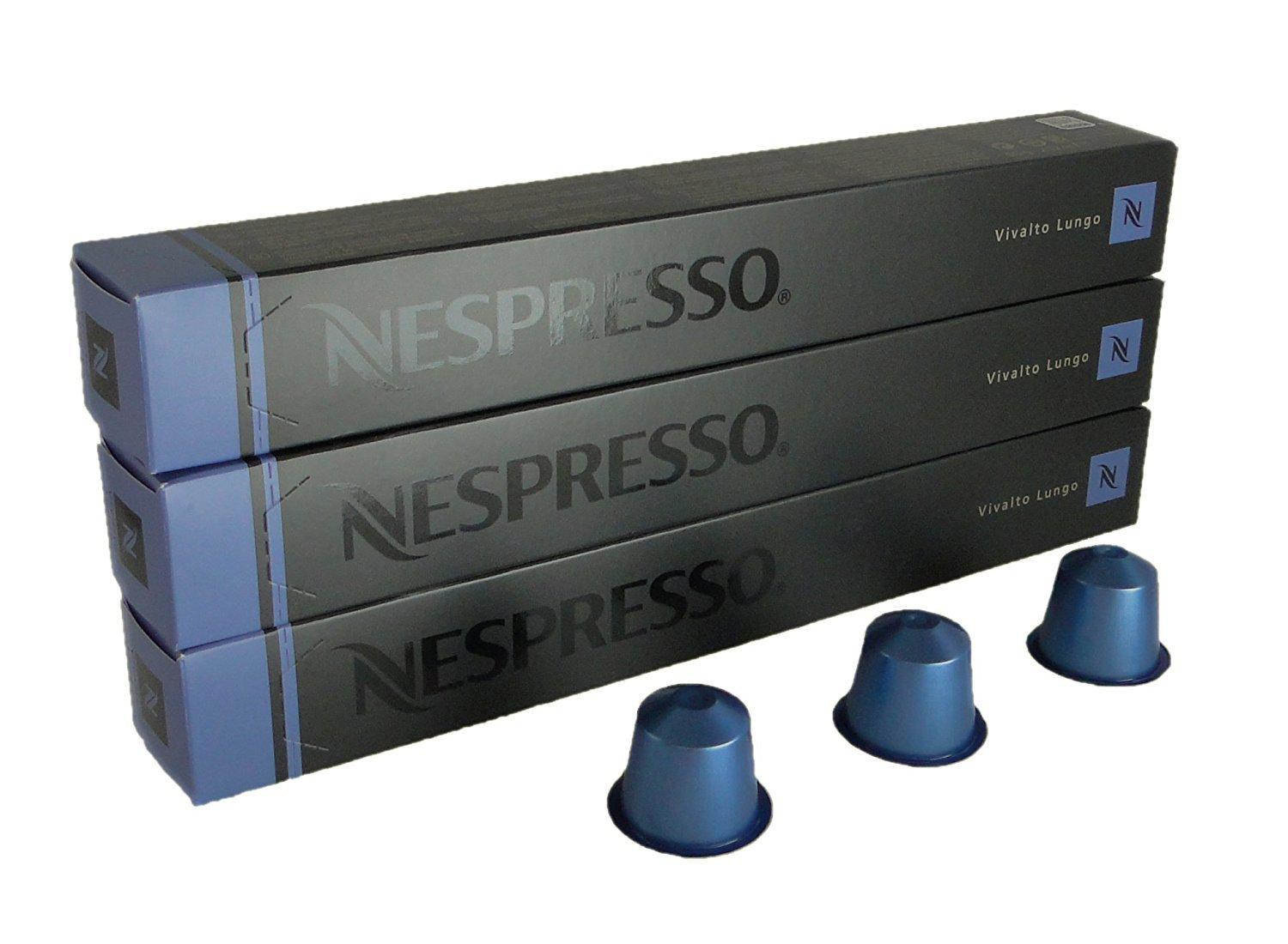 Nespresso TOKYO VIVALTO LUNGO Capsule Ground Coffee เนสเพรสโซ โตเกียว วีวอวโต ลุงโก แคปซูลกาแฟ 30 Capsules