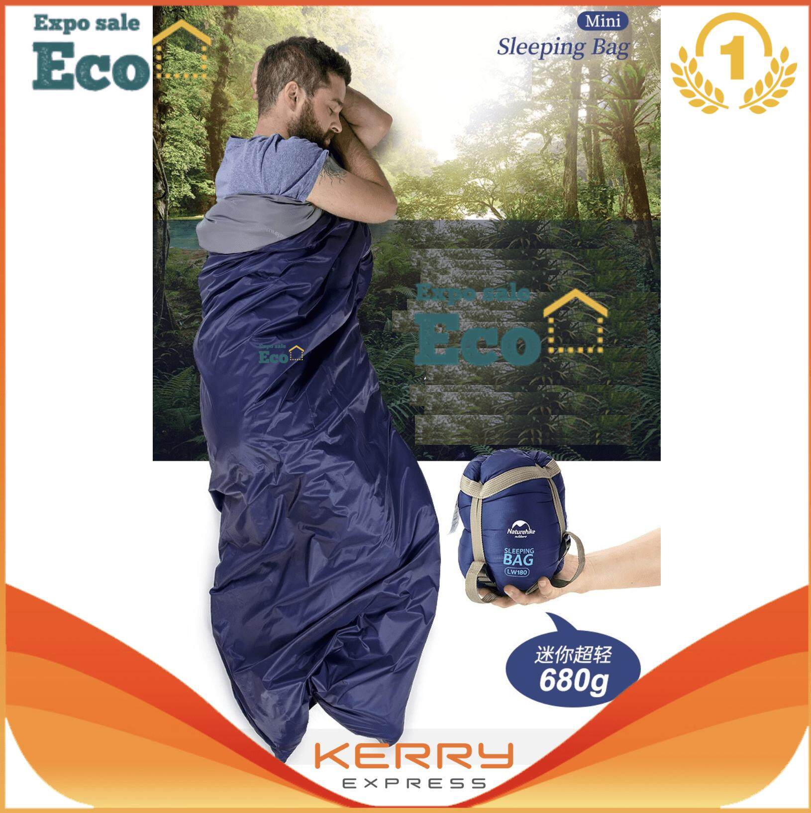 Eco Home Naturehike ถุงนอนตั้งแคมป์กลางแจ้งเดินป่าฤดูใบไม้ผลิฤดูใบไม้ร่วงตั้งแคมป์กลางแจ้งเดินป่า NH ซองจดหมายถุงนอน 190*75 เซนติเมตร - สนามบินนานาชาติ