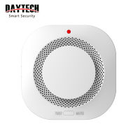 DAYTECH Smoke Alarm Detector Smoke Detector Sensor Fire Alarm Audible Alarm Work ตรวจจับควันไฟ สัญญาณเตือนไฟไหม้ เซ็นเซอร์สัญญาณเตือนไฟไหม้ตรวจจับควัน