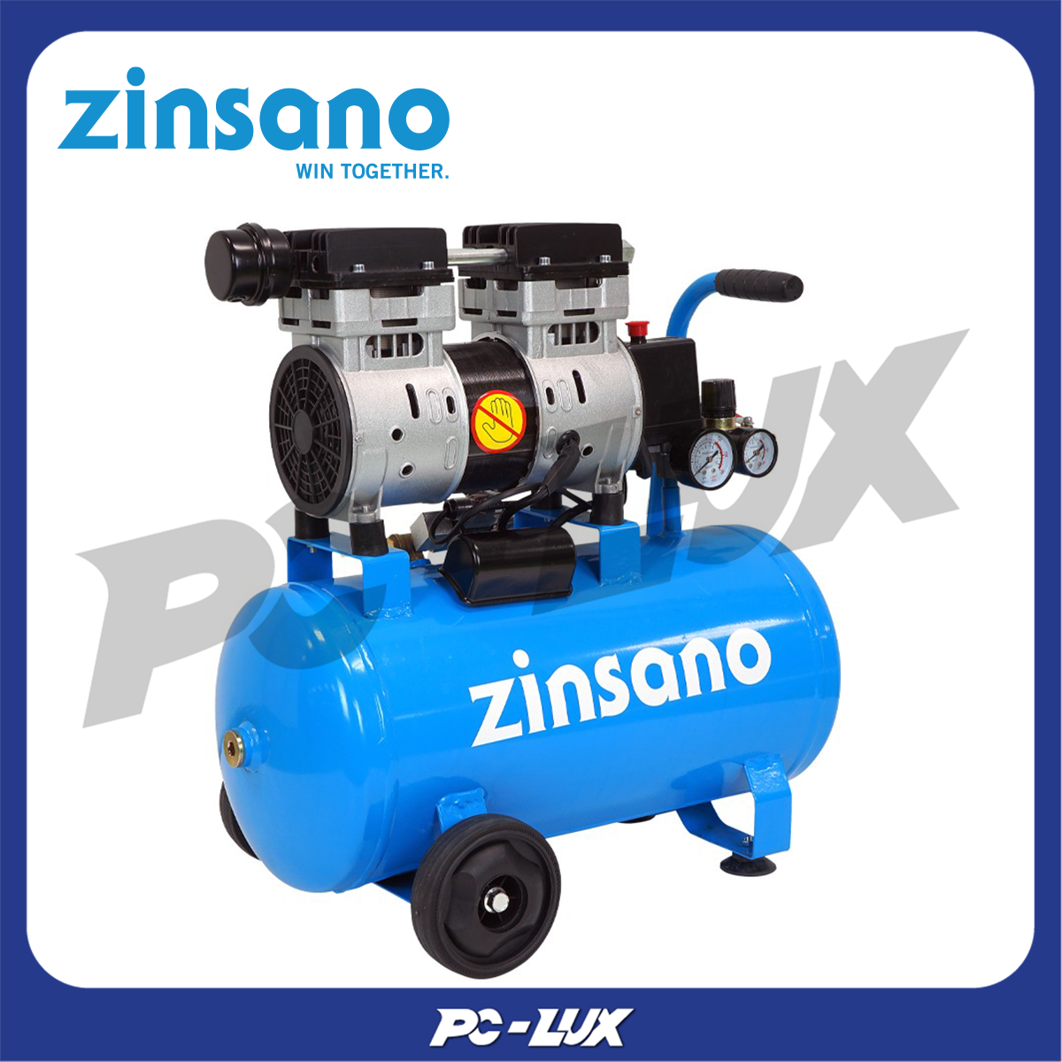 Zinsano Rotary Air Pump Oil Free Acp010251 1 Horsepower 25 Liters ราคา 9,073 บาท*ส่งฟรี